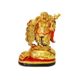 The Spiritual Living Gold-Toned Buddha Figurine Showpiece-picture-6