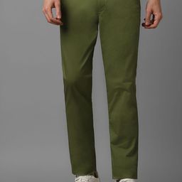 Louis Philippe Sport Men Solid Slim Fit Trousers-picture-19