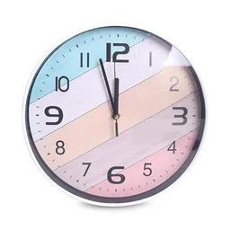 PROKART Assorted & White Colourblocked Contemporary Wall Clock-picture-9