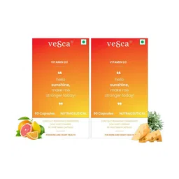 vesca Set Of 2 Vitamin D3 Capsules- 60 Caps Each-11