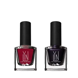 LYN LIVE YOUR NOW Set Of 2 Nail Polish - 8 ml Each - Pink Collar & Midnight Randesvous-18