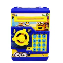 YK X Kids Mandi Kids ATM Toy Piggy Bank In Cartoon Money Bank With Password-image-69