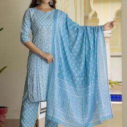 Moda Rapido Women Multi Viscose Rayon Kurta Sets-28