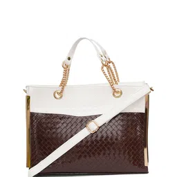 FABBHUE Textured Structured Handheld Bag image 2