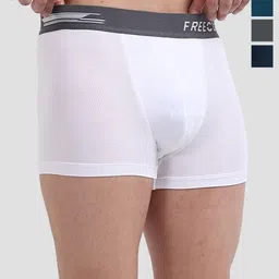 FREECULTR Pack Of 4 Anti Bacterial Micromodal Trunks FCP-XT-T-AG-CW-MB-PB-S-38