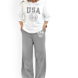 My Swag Printed Loose Fit Pure Cotton T-Shirt With Trousers-picture-14