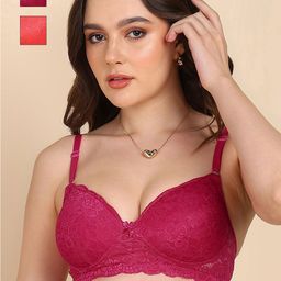 DressBerry Bralette Bra Full Coverage Lightly Padded-7
