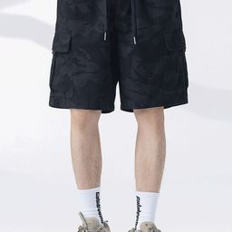 StyleCast x Revolte Men Printed Loose Fit Outdoor Cargo Shorts-image-90