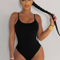FEMENEST Women Shoulder Straps Bodysuit-picture-9
