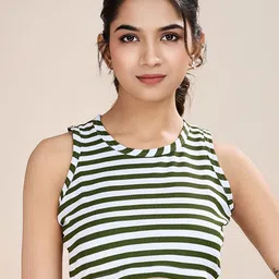 HOUSE OF MIRA Striped Tank Crop Top-image-49