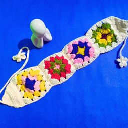TheYUGO Dash Of Color Crochet Waist Belt-image-5