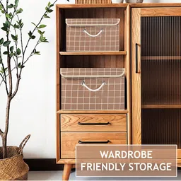 Kuber Industries Brown Set of 6 Reusable Drawer Organiser Organisers image 3