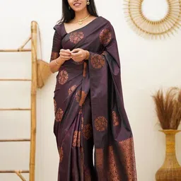 KALINI Ethnic Motifs Zari Kanjeevaram Saree-picture-43