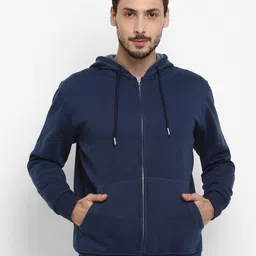 Mast & Harbour Men Hooded Front-Open Sweatshirt-image-51