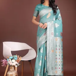 Pandadi Saree Women Ethnic Woven Design Zari Sarees-picture-33