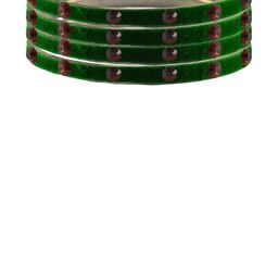 Vidhya Kangan Green Brass Bangles-image-95