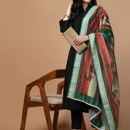 Kaizen TEXO FAB Ethnic Motifs Printed Dupatta image 5