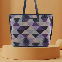 Caprese Edwina Aztec Printed Structured Shoulder Bag-image-66