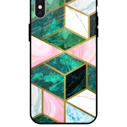 QRIOH Abstract Printed iPhone X Back Case Mobile Accessories-image-83