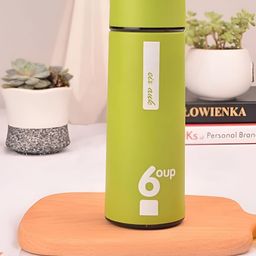 upkaranwale Blue Printed Glass Water Bottle With Vaccum Flask-19