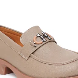 Sherrif Shoes Embellished PU Block Pumps image 2