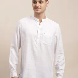 Turtle Men Relaxed Slim Fit Opaque Casual Shirt-image-48