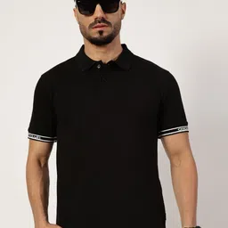 Thomas Scott Men Polo Collar Pockets T-shirt-image-94
