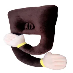 MUREN Infants Brown Baby Hugging Pillow Safety Backcoverage-image-51