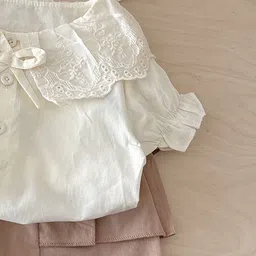 StyleCast x Revolte Girls Colourblocked Top With Shorts image 4