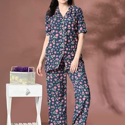 Mintmarie Women Printed Night suit-image-40