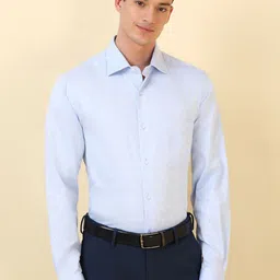 Allen Solly Sport Men Solid Spread Collar Pure Cotton Formal Shirt-picture-25