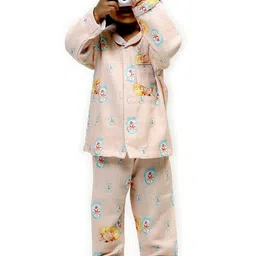 Snuggly Spaces Girl Printed Night suit-image-74
