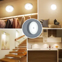 zebify Body Motion Sensor Lamp USB Rechargeable with On/Off Sensor Switch Night Lamp image 2
