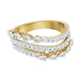 Emori Snowflakes Peary Diamond Band-image-16