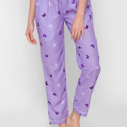 ETC Printed Mid-Rise Lounge Pants-image-86