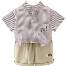 StyleCast x Revolte Boys Printed Shirt with Shorts-image-77