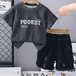 INCLUD Boys Printed T-shirt with Shorts-image-17