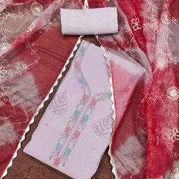KALINI Embroidered Pure Silk Unstitched Dress Material-image-72