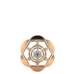 VALANOVA 14K Rose Gold 0.22 Ct Lab Grown Diamond Pendant-image-23