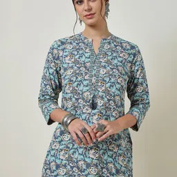 Soch Mandarin Collar Printed Tunic-picture-6