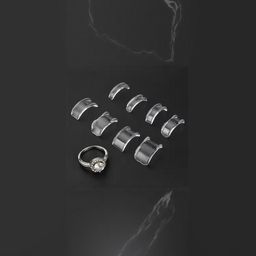Fashion Frill Stainless Steel Finger Ring-image-60