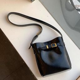 CORSICA Women Solid Bucket Buckle Detail Shoulder Bag-image-15