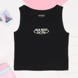 Pantaloons Junior Girls Typography Mandarin Collar T-shirt-picture-43