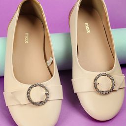 max Girls Ballerinas with Bows Flats-image-61