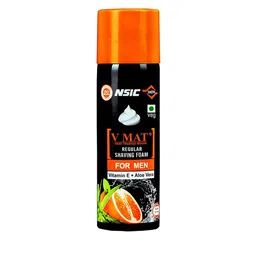 VMAT Regular Shaving Foam Enriched With Aloevera & Vitamin E- 400 g image 5