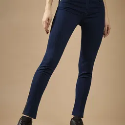 DOLCE CRUDO Women Skinny Fit Light Fade Stretchable Jeans-image-62