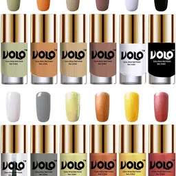 VOLO Set of 12 Luxury Super Shine Vibrant Shades Nail Polish-9ml Each-Combo No-148-25