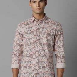 Louis Philippe Jeans Men Slim Fit Floral Opaque Printed Casual Shirt-image-59