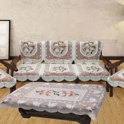 Cotton Geometric 3+2 Seater Sofa Cover-image-88