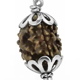 Divine souvenirs Rudraksha Brown Pendant-image-3